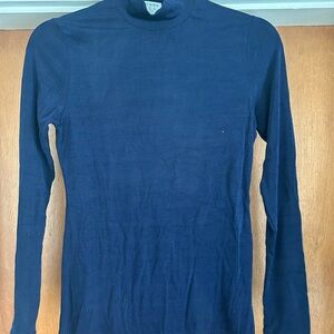 Men's Navy Blue Long Sleeve Shirt